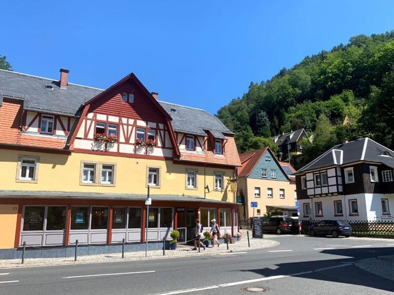 Pension Grenzeck Bad Schandau Buitenkant foto